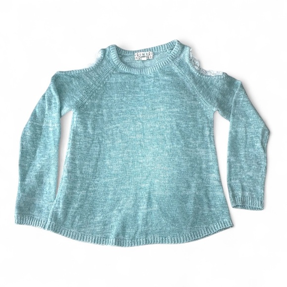 🌺 5 x 25 🌺 Bundle Pink Republic Light Blue Knit Top girls Sz 14 ( Large ) - Picture 2 of 4